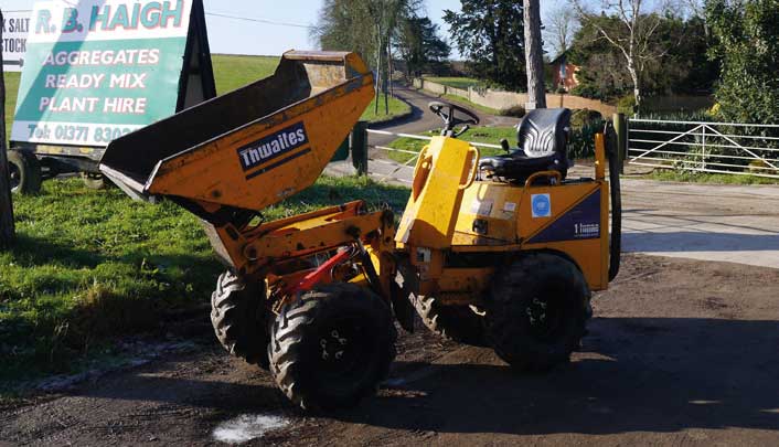 Thwaites 1 tonne load dumper